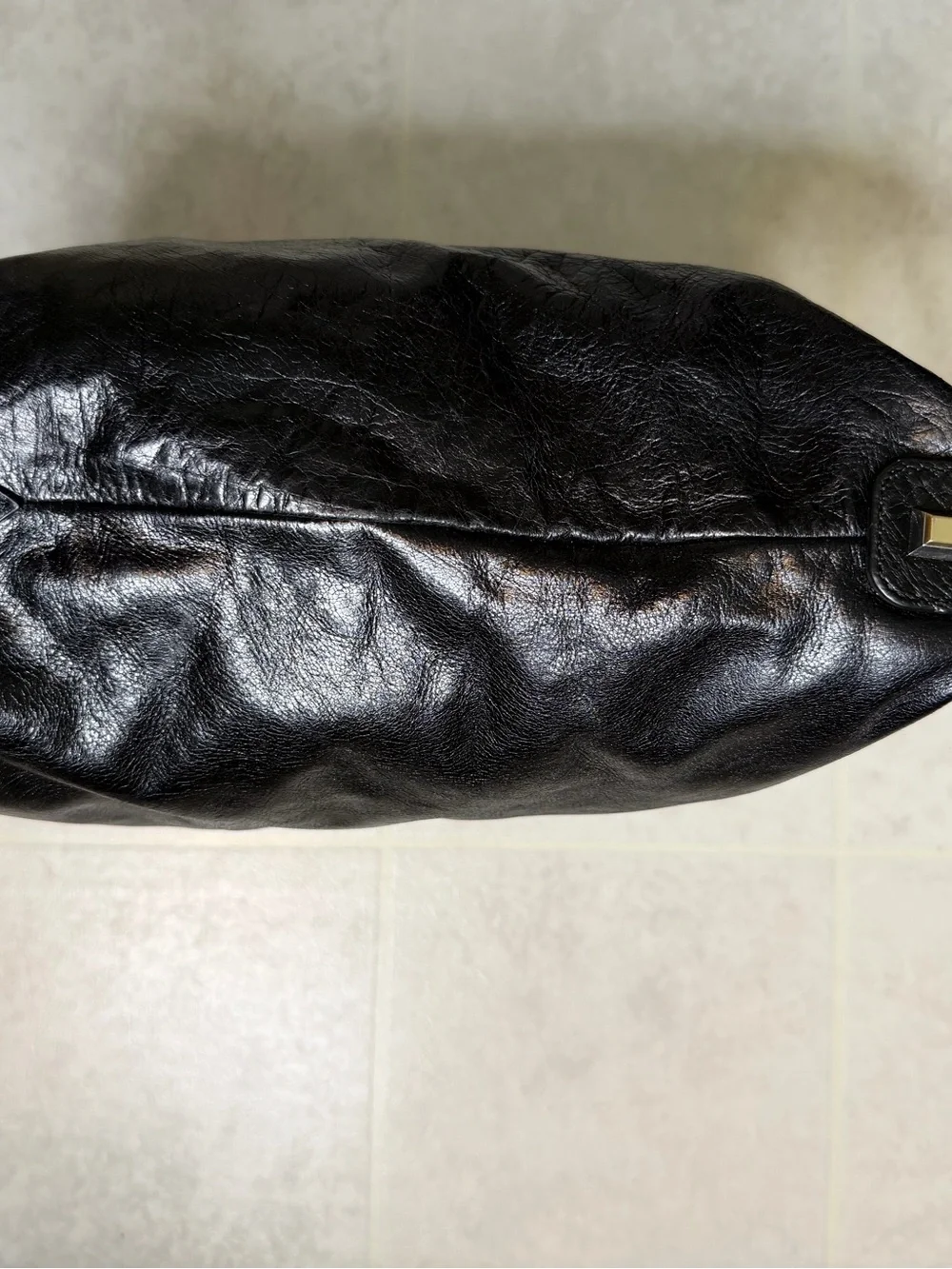 REBECCA MINKOFF Regan Large Leather Hobo Shoulder Bag Adjustable Strap
